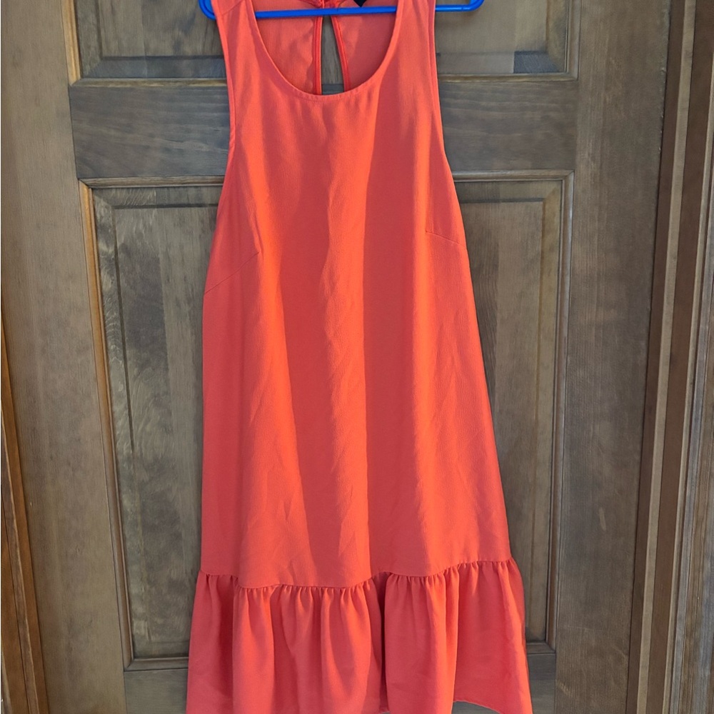 Lulu's Coral Mini Dress